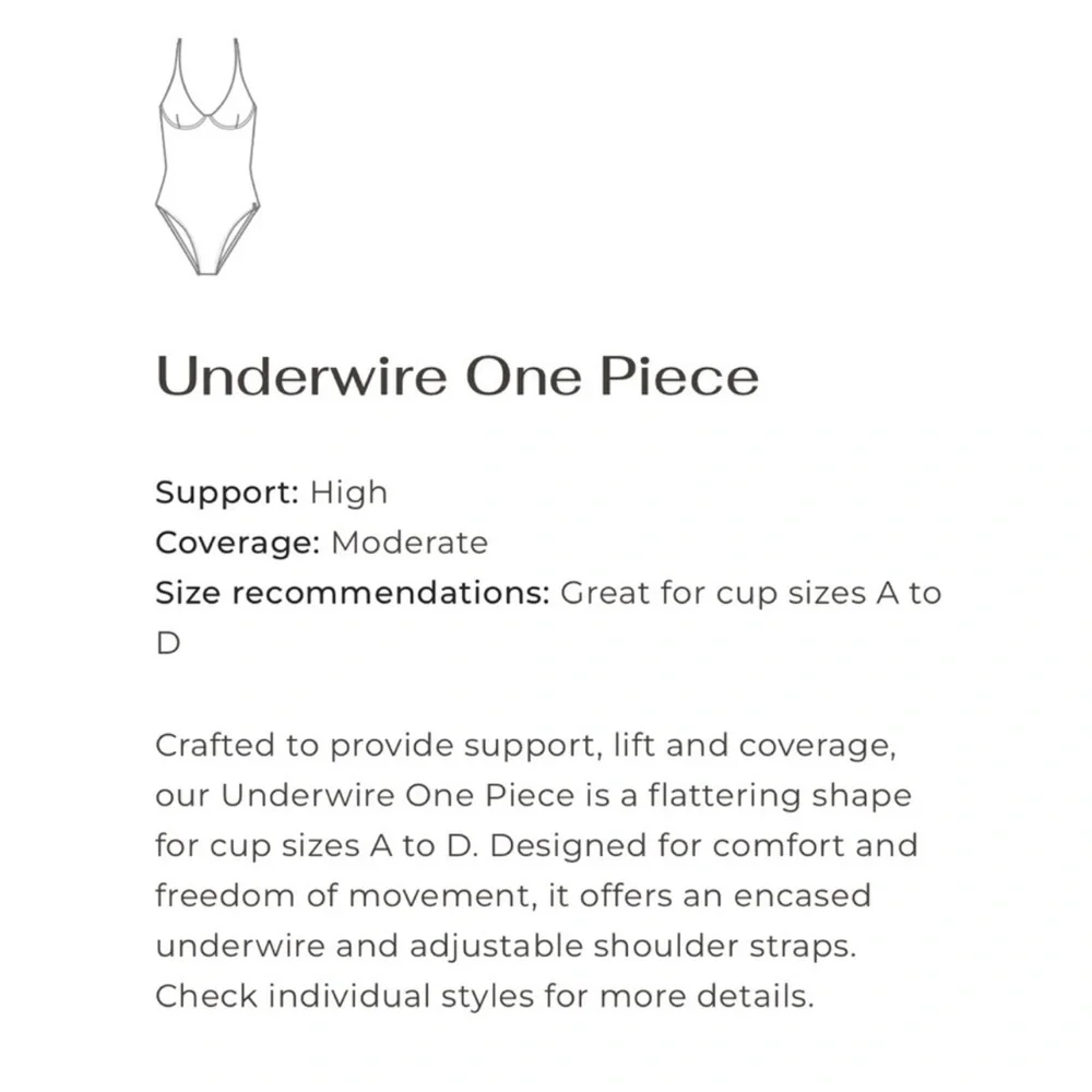 {Rhythm.} x Free People Brand New Underwire One Piece Swimsuit